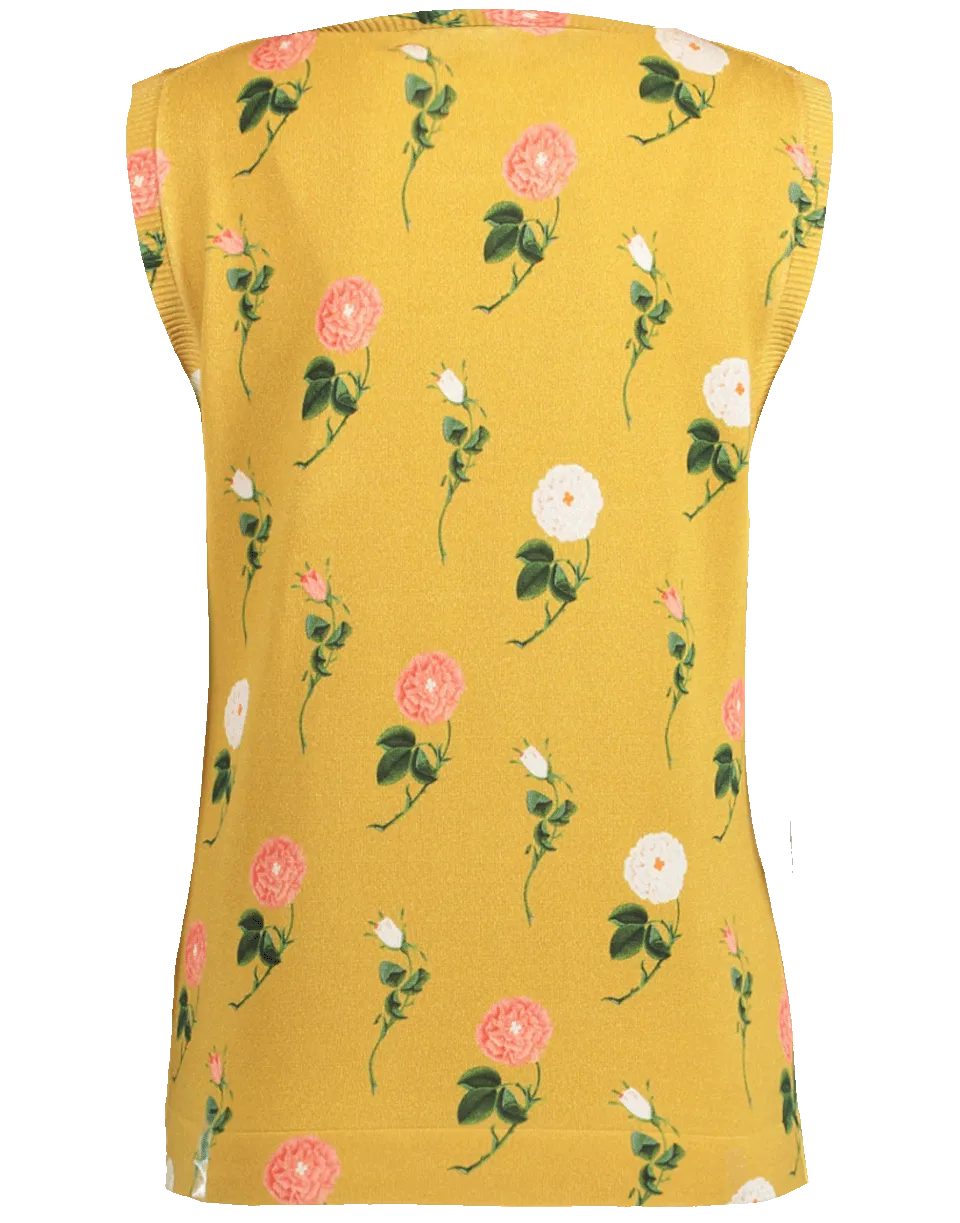 Floral Crewneck Shell