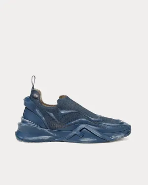 Flow Mesh Blue Slip On Sneakers