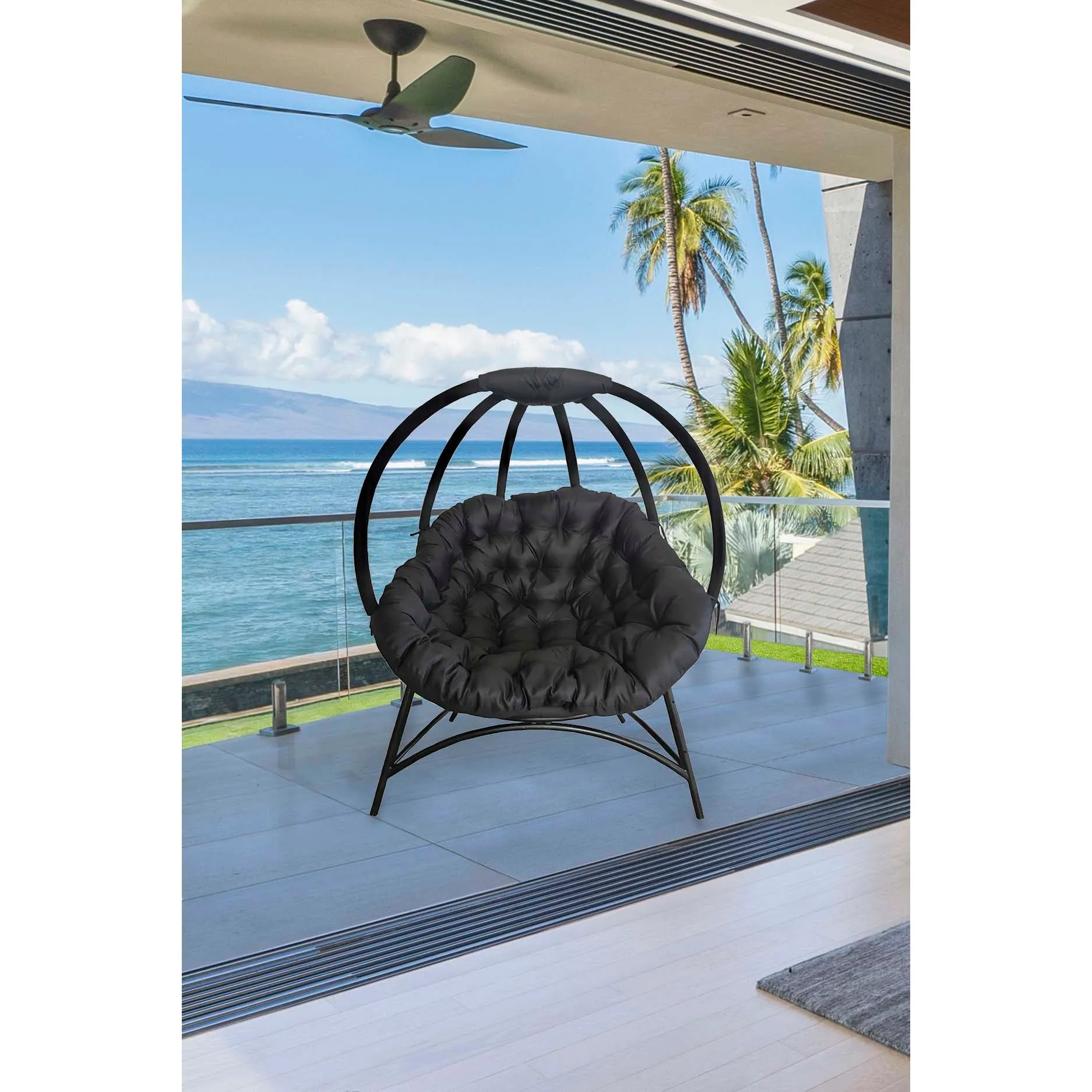 FlowerHouse Cozy Overland Modern Ball Chair