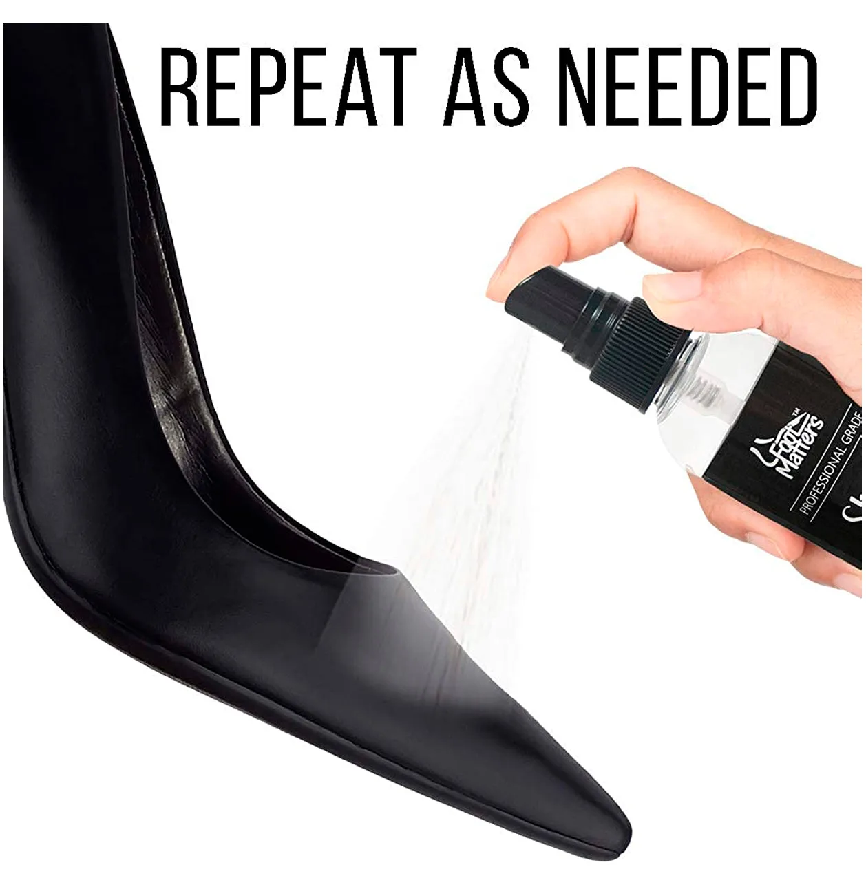 FootMatters Professional Boot & Shoe Stretch Spray – Softener & Stretcher for Leather, Suede, Nubuck, Canvas – 4 oz