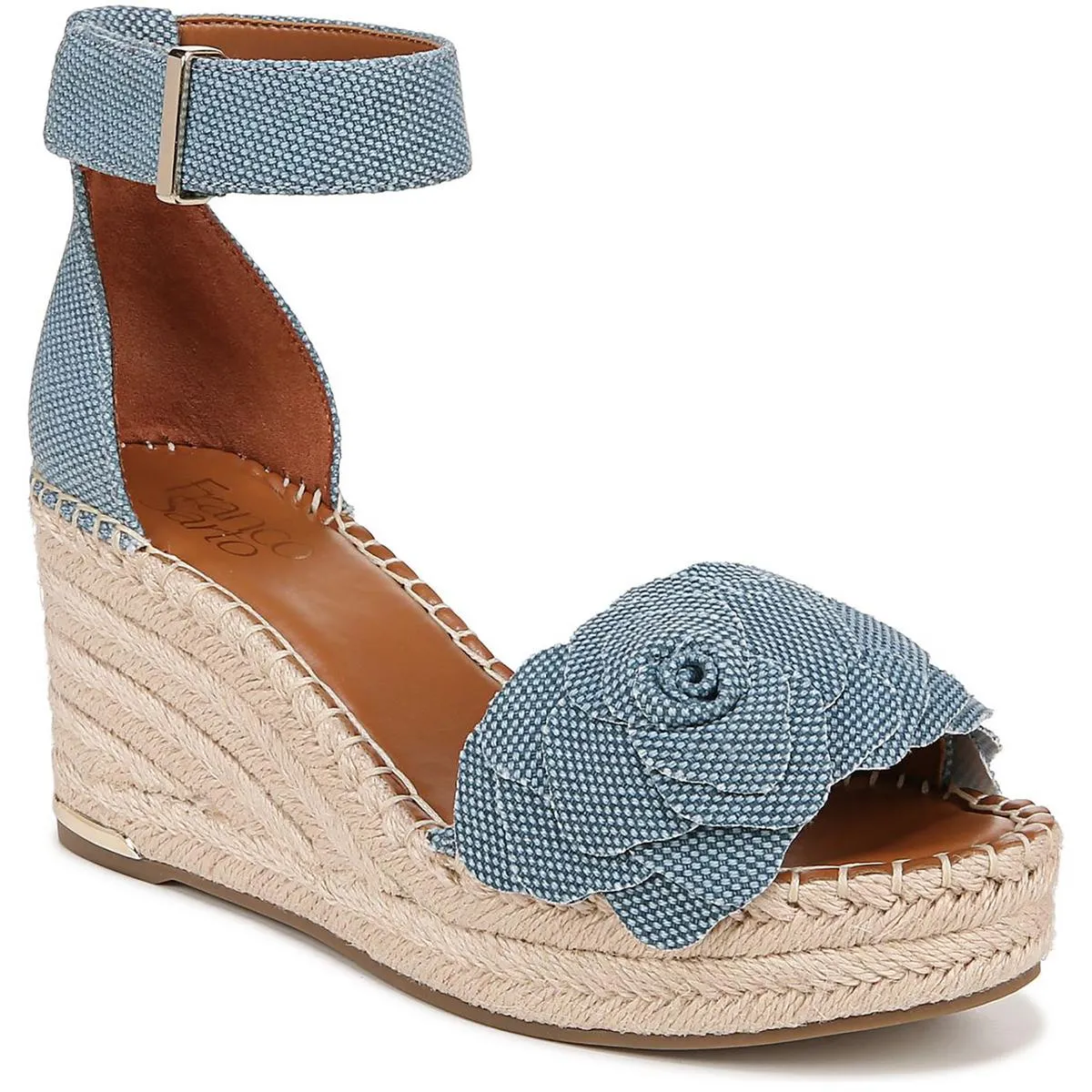 Franco Sarto Womens L-Clemens6 Adjustable Knit Espadrilles