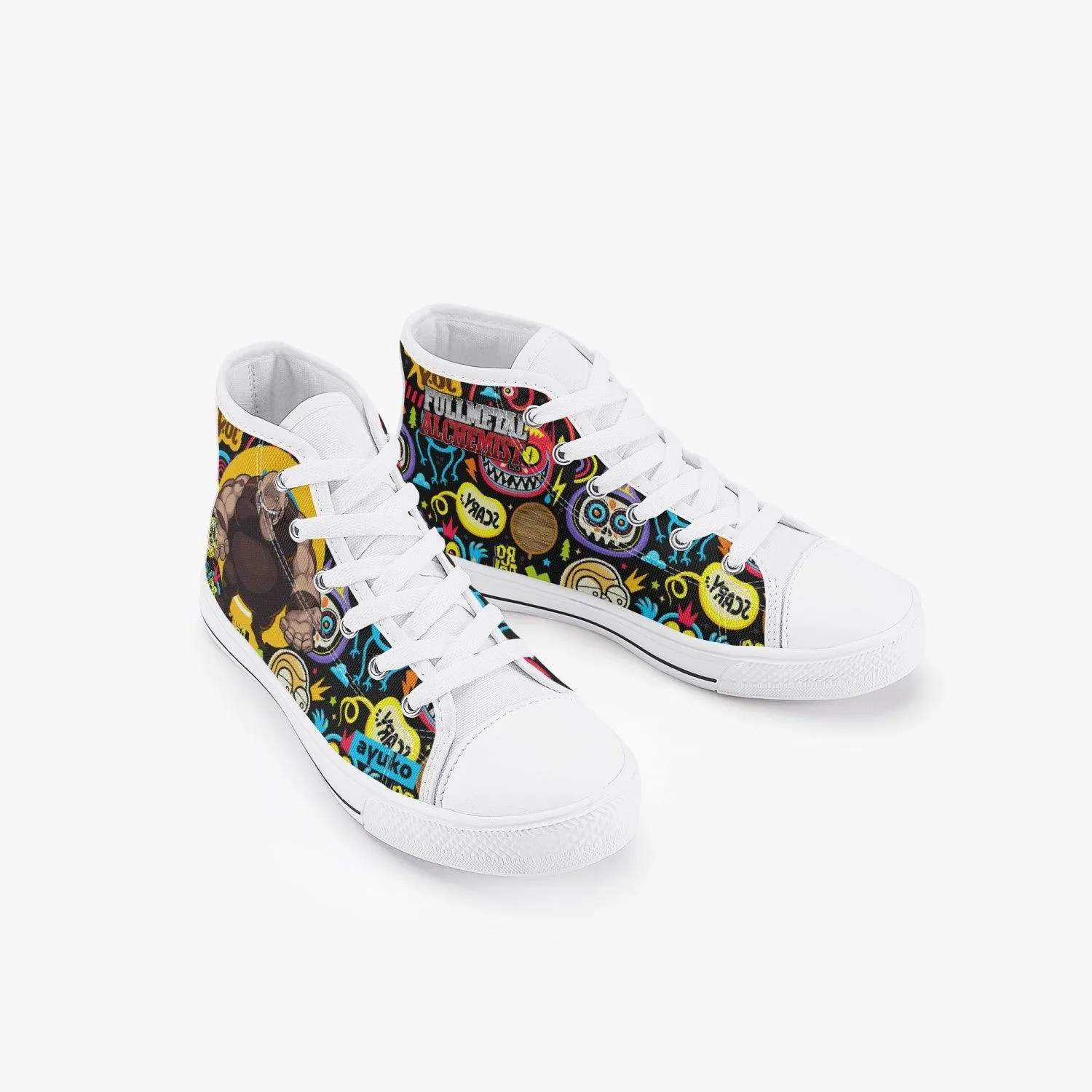 Fullmetal Alchemist Gluttony Kids A-Star High Anime Shoes