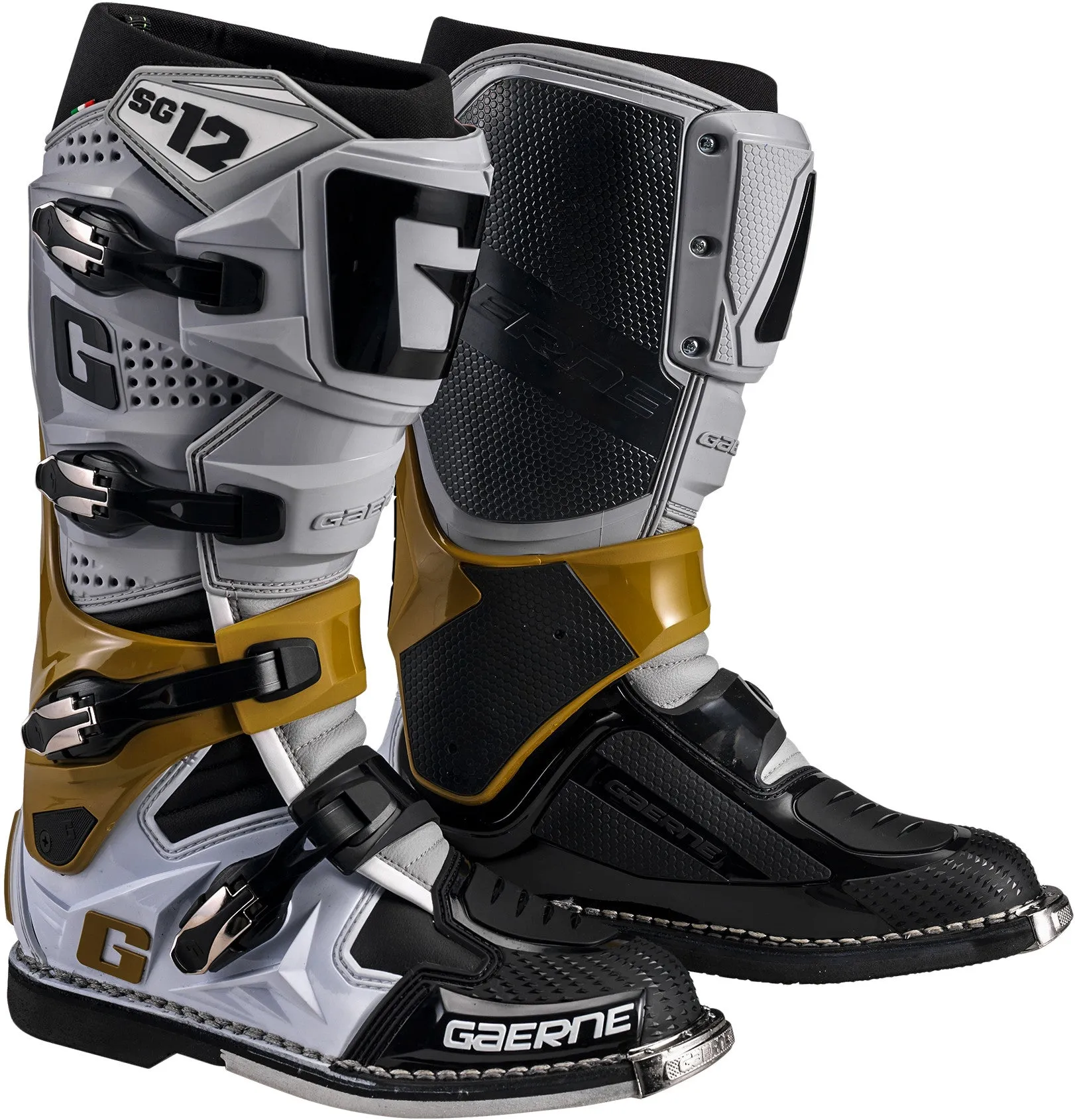 GAERNE SG-12 BOOTS GREY/MAGNESIUM/ WHITE SZ 11 2174-080-11