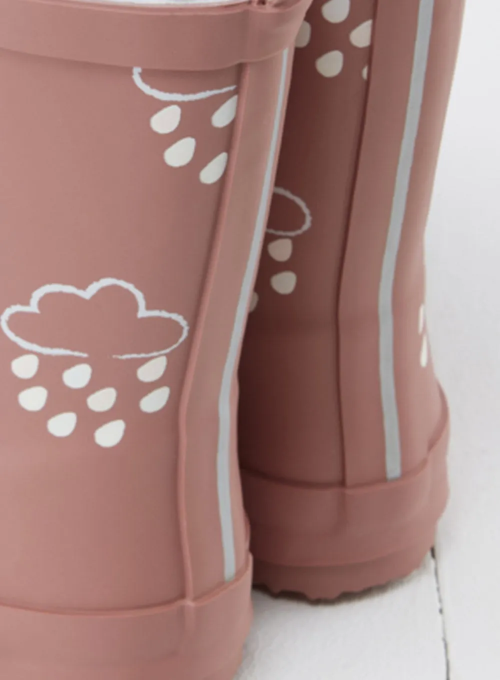 Grass & Air Colour Reveal Wellies in Rose