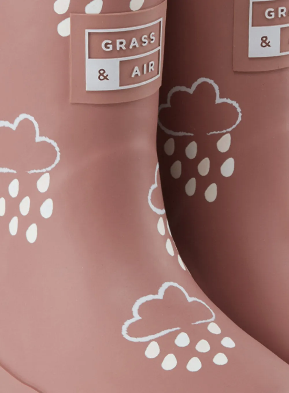 Grass & Air Colour Reveal Wellies in Rose