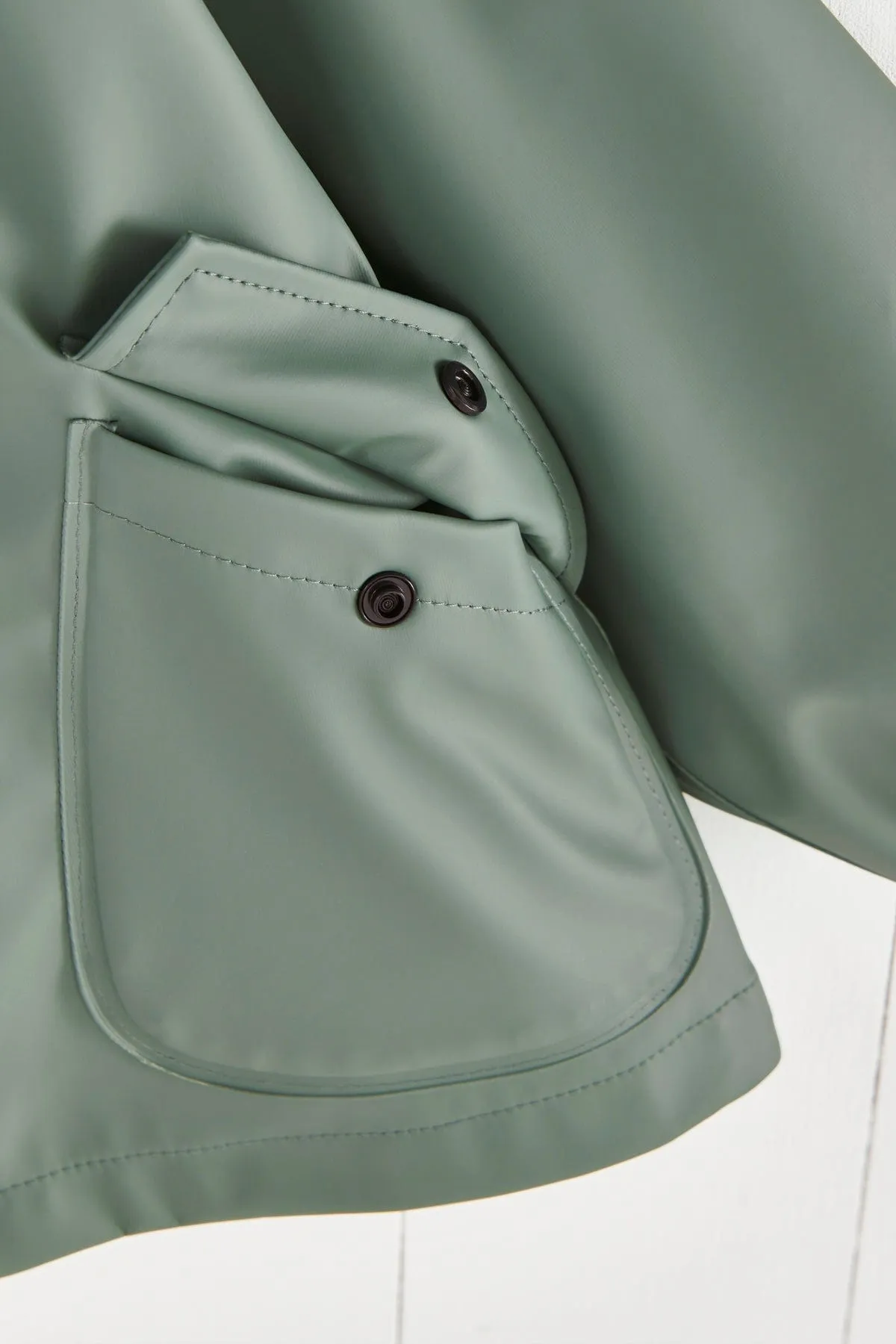 Grass & Air Kids Waterproof Rain Jacket (Khaki)