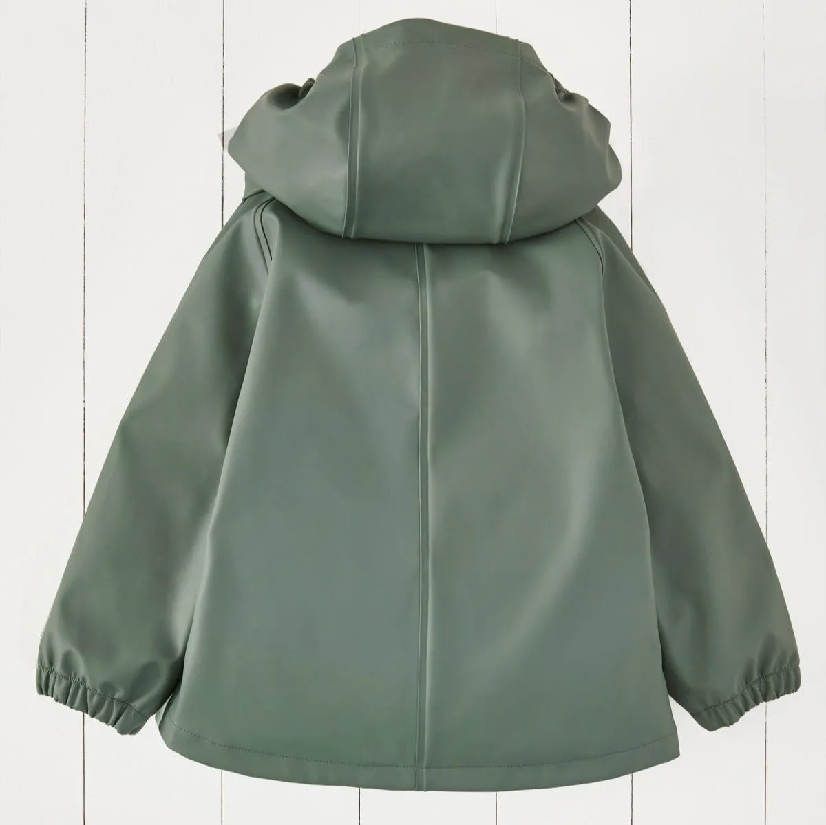 Grass & Air Kids Waterproof Rain Jacket (Khaki)