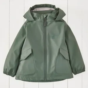 Grass & Air Kids Waterproof Rain Jacket (Khaki)