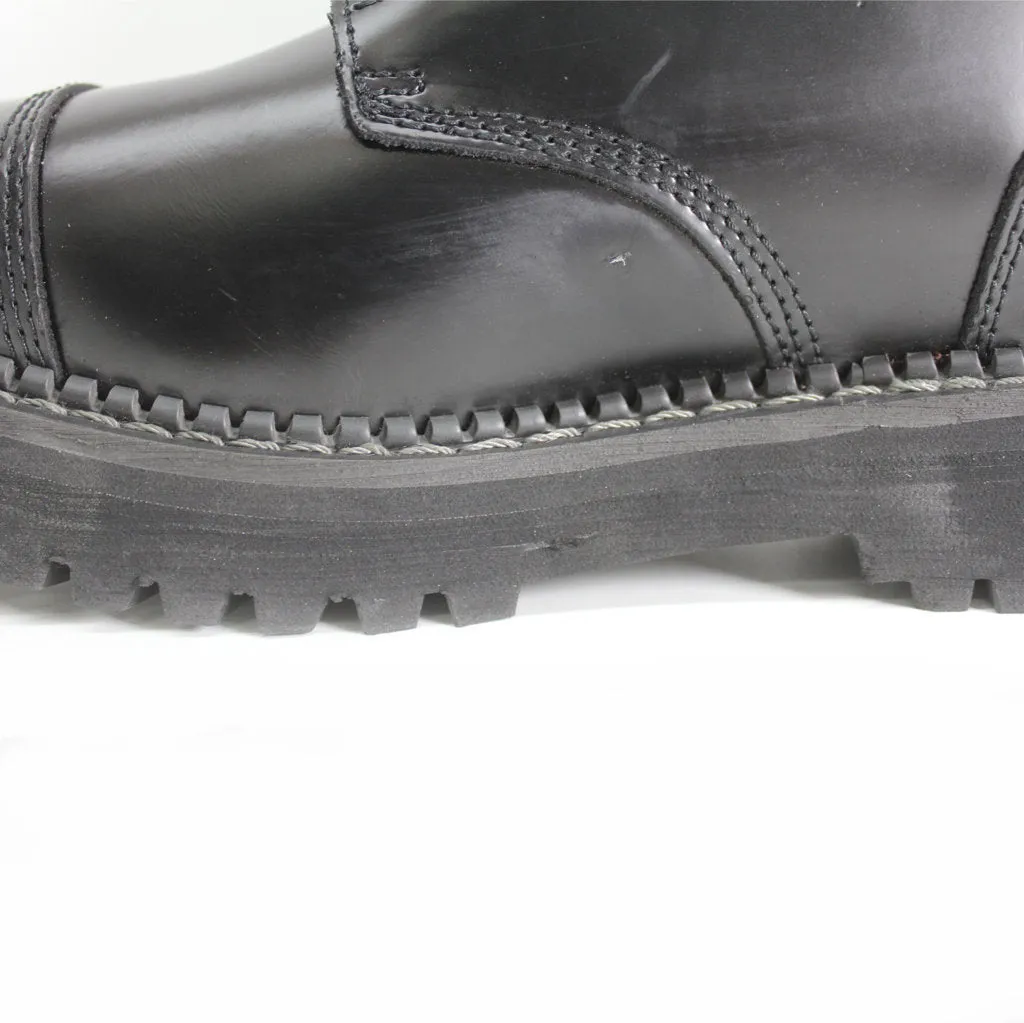 Grinders Unisex Boots Bulldog Steel Toe Lace-Up Ankle Leather - UK 7