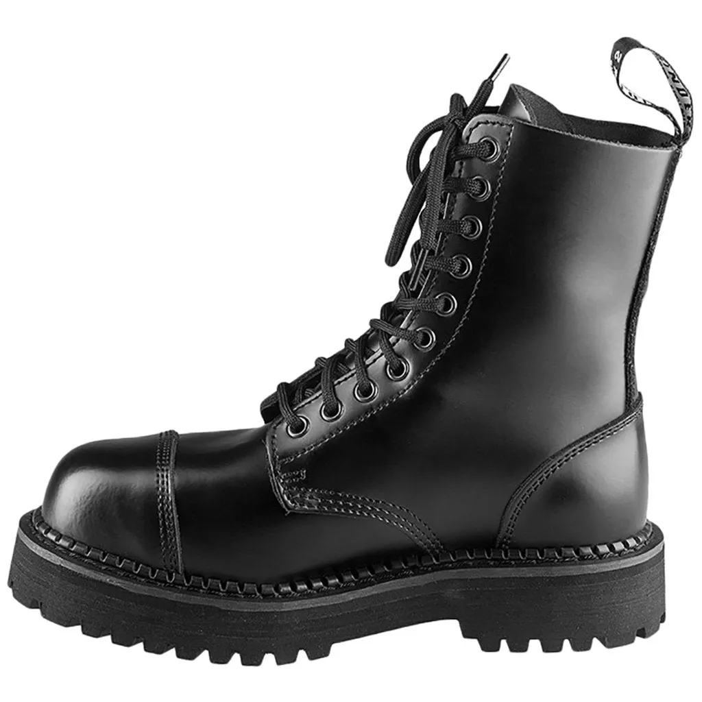 Grinders Unisex Boots Bulldog Steel Toe Lace-Up Ankle Leather - UK 7