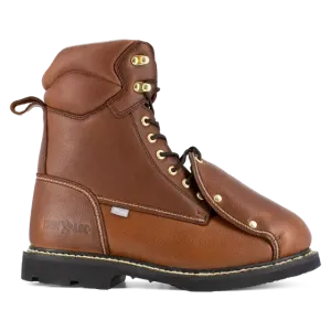 Groundbreaker Steel-Toe Ext Met guard 8 inch Work Boots Brown