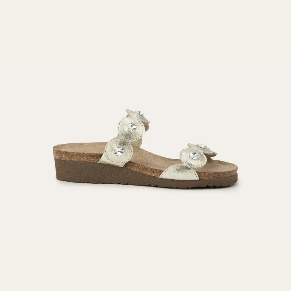 HAILEY RADIANT GOLD LEATHER