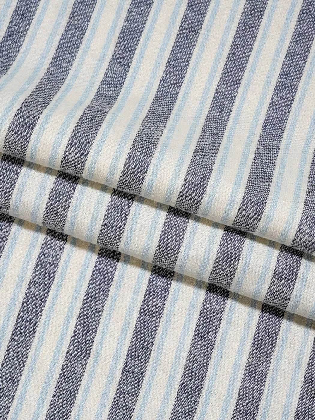 Hemp & Tencel Light Weight Stretched Yarn Dyed Plain Fabric（HL74D031E)