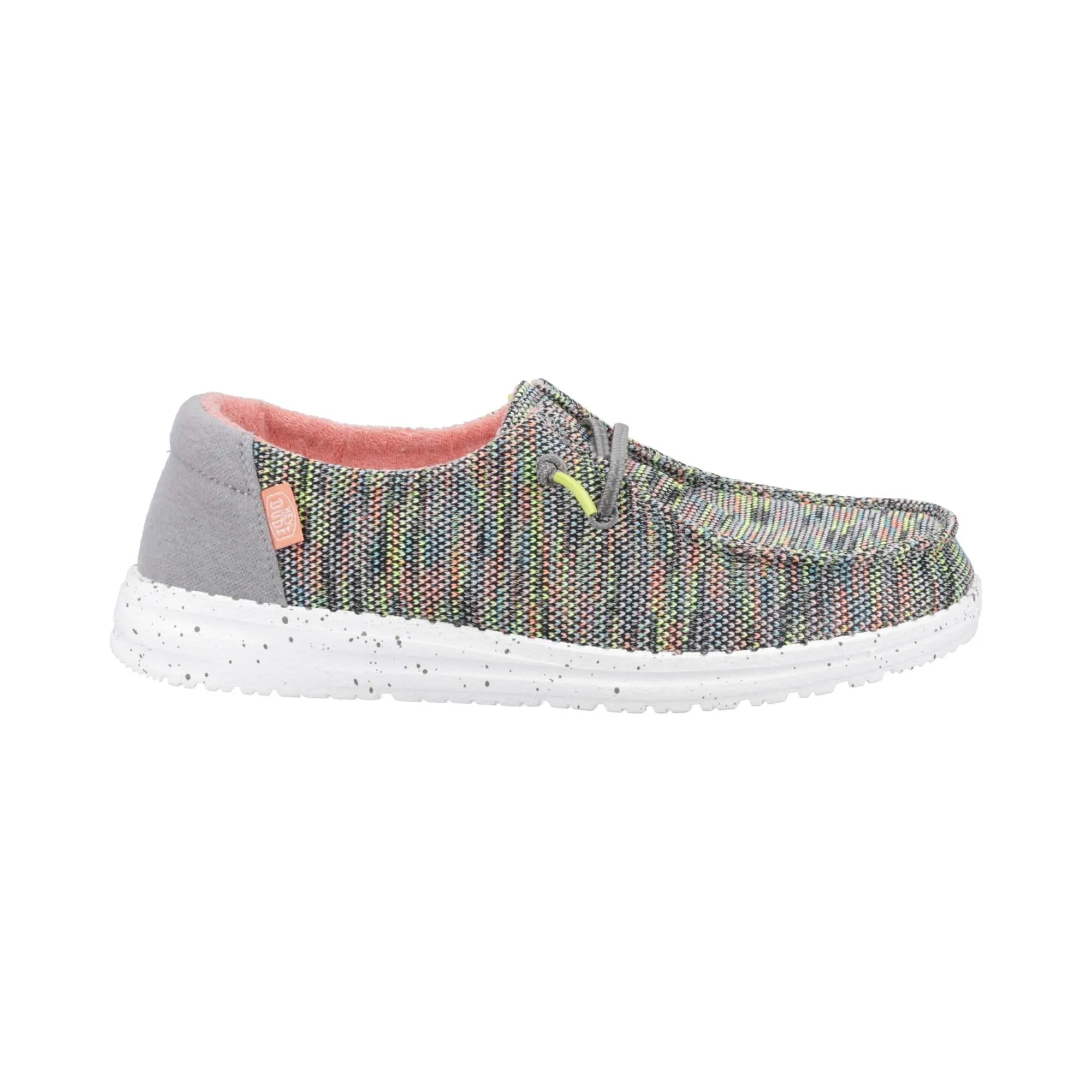 HEYDUDE Wendy Sox Womens Shoe - Peacock Pink