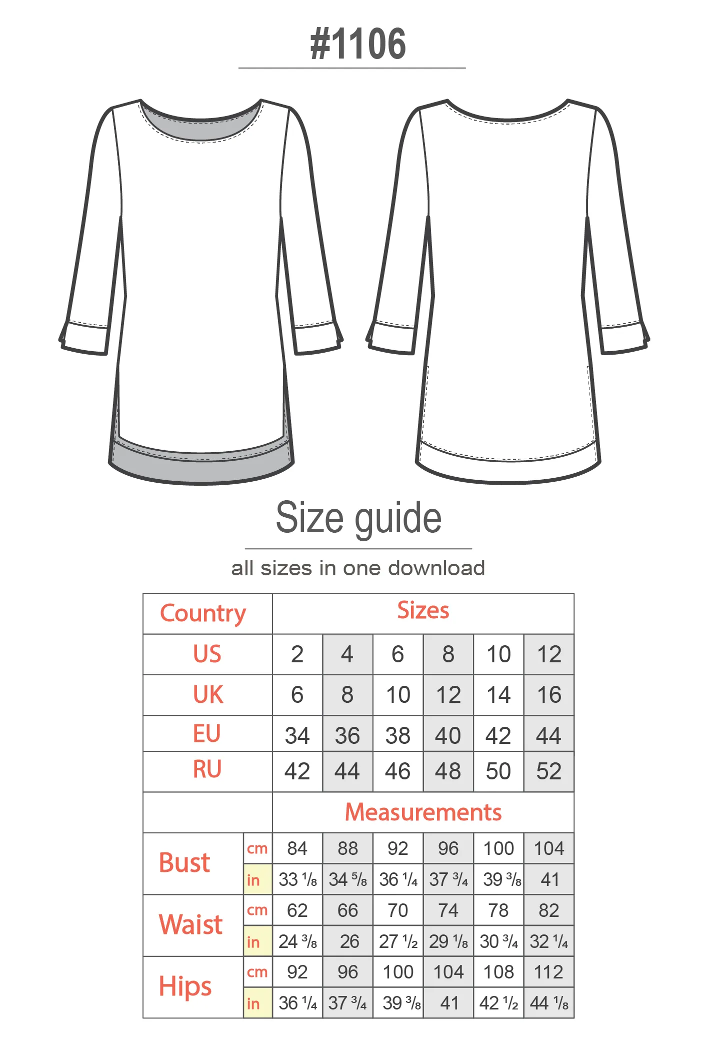 High Low Long Sleeve Top #1106