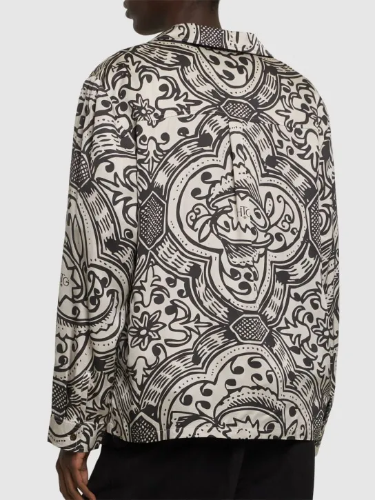 Honor the Gift   Printed woven long sleeve shirt 