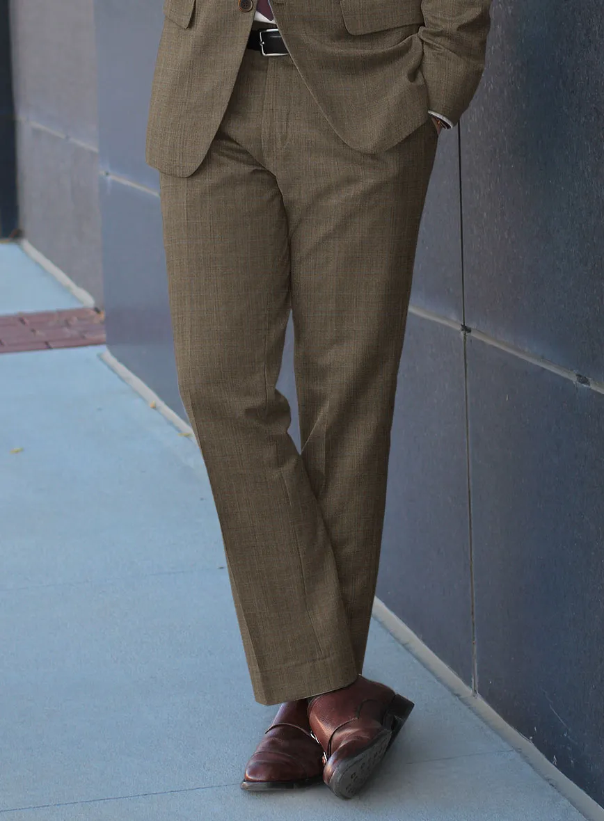 Huddersfield Brown Glen Pure Wool Suit