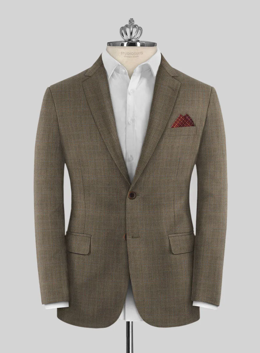 Huddersfield Brown Glen Pure Wool Suit