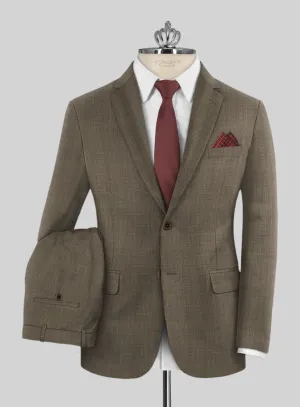Huddersfield Brown Glen Pure Wool Suit
