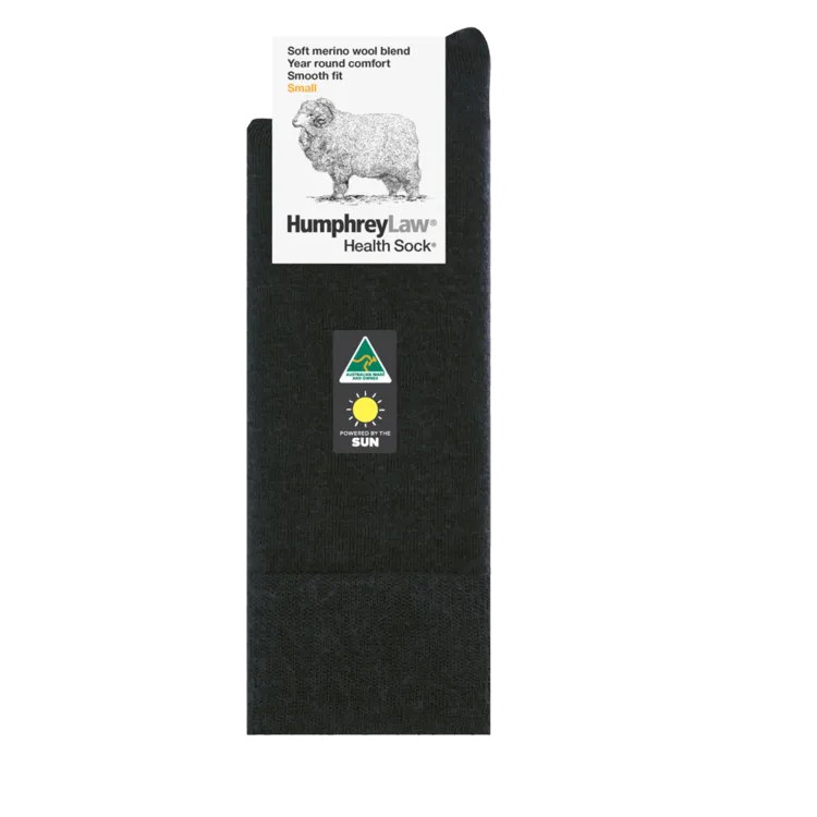 Humphrey Law Health Socks Black 83C