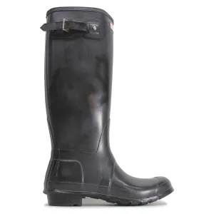 Hunter Original Tall Gloss Black Wellies Womens Rainboots - UK 7