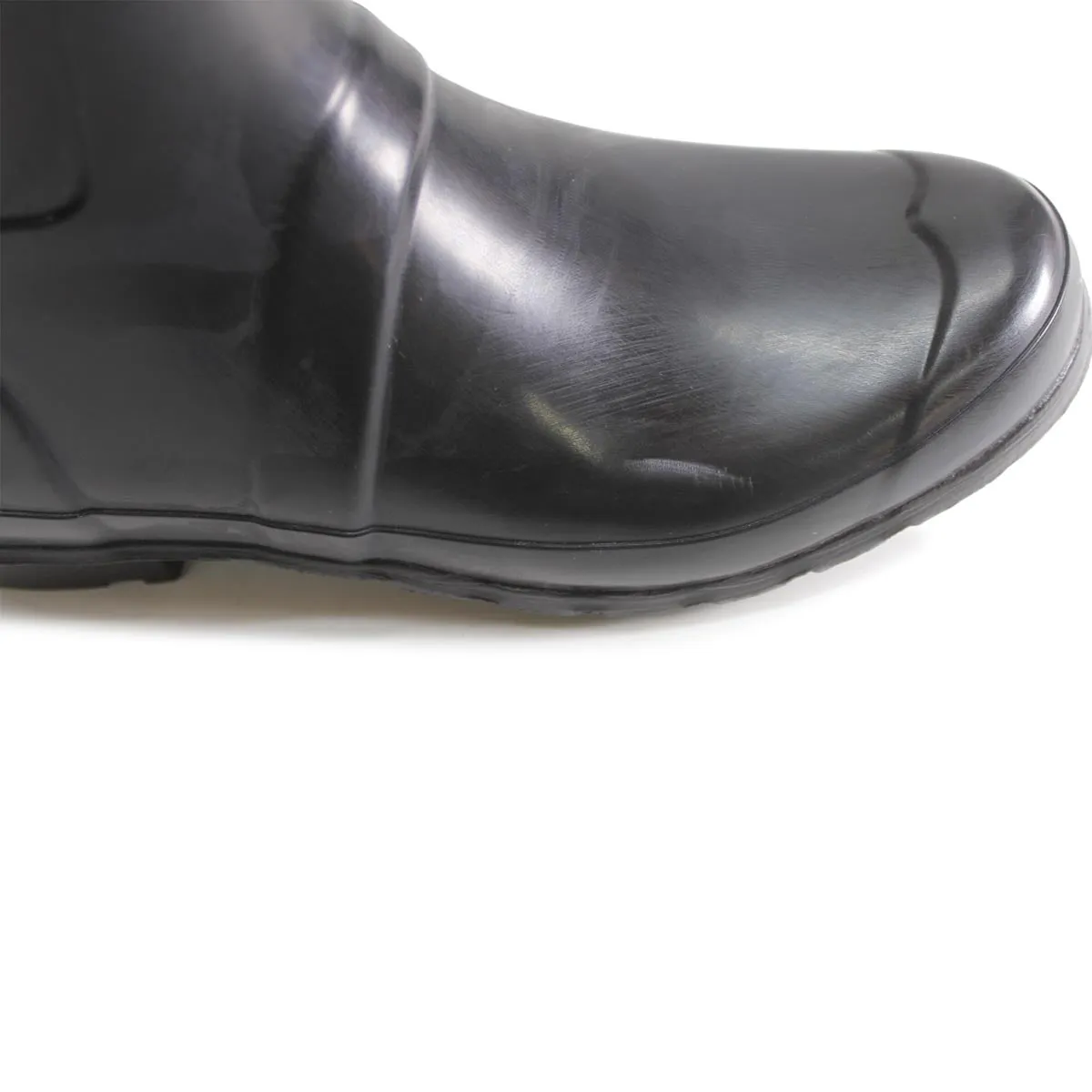 Hunter Original Tall Gloss Black Wellies Womens Rainboots - UK 7