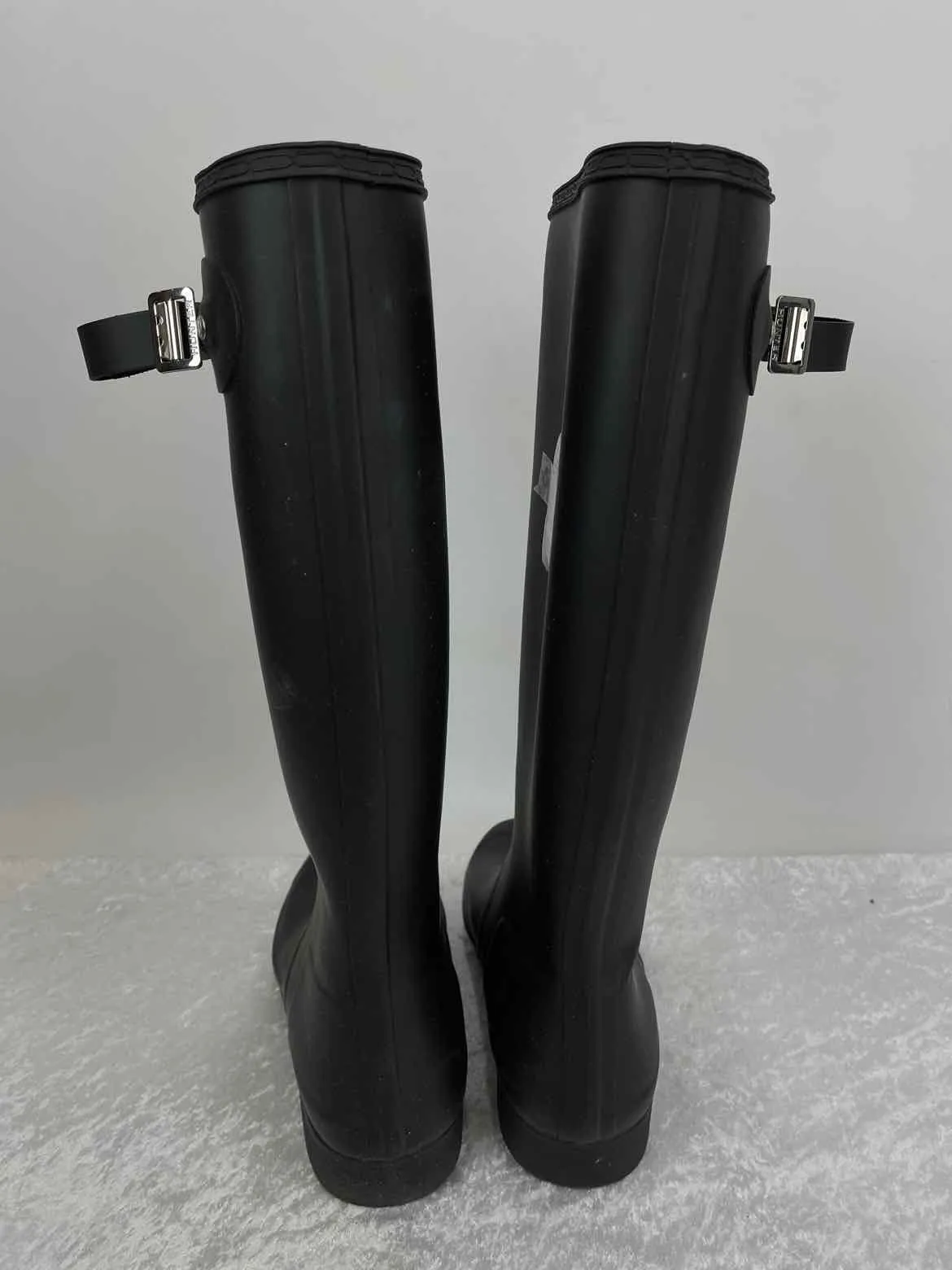 Hunter Women Size 9 Black Rain boots