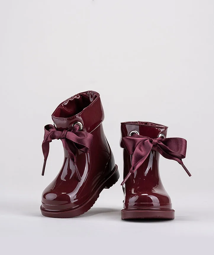 Igor Girl's Bimbi Lazo Rain Boots, Burdeos