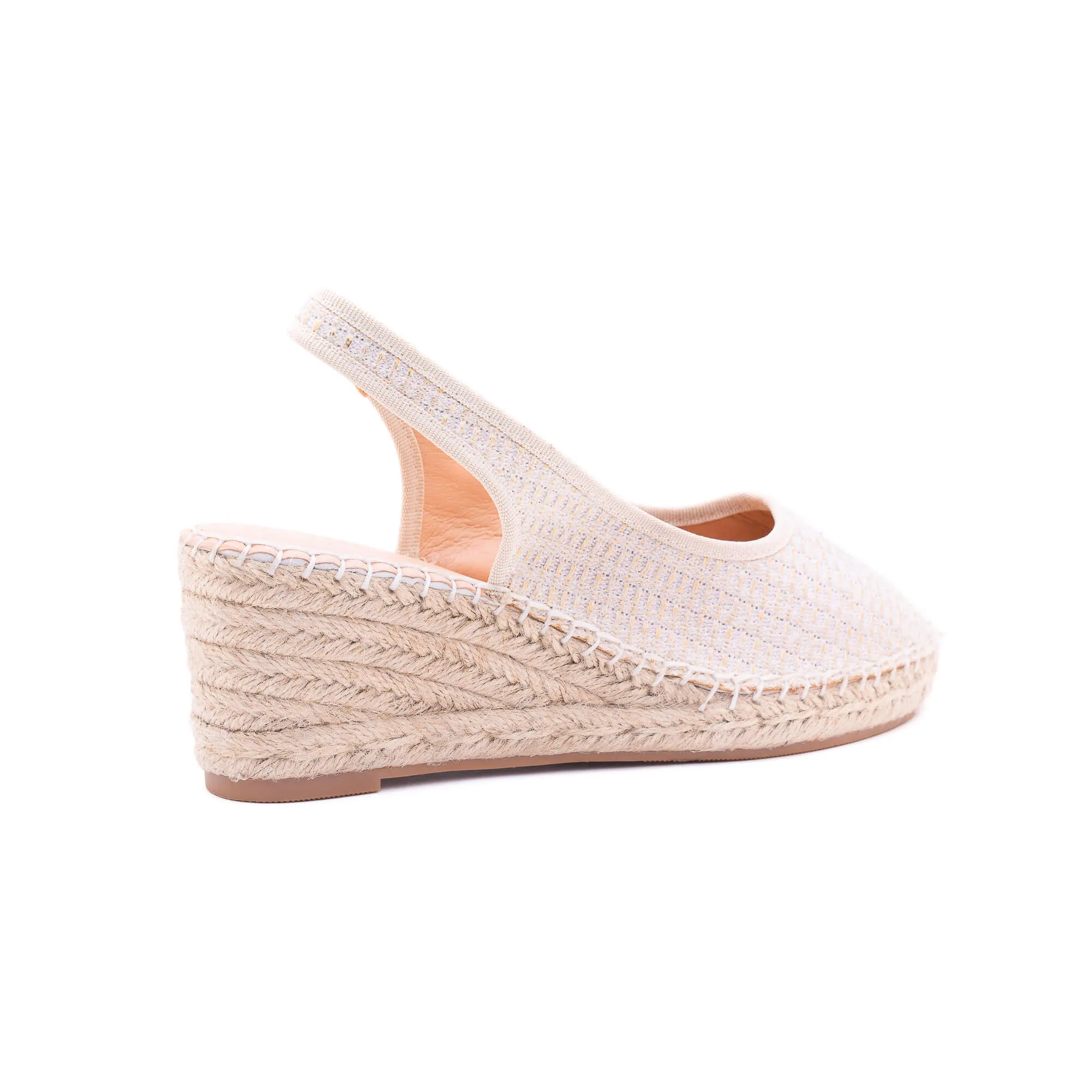 Imelda Light Gold Espadrilles