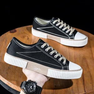 INSTOCK-Men's canvas shoes