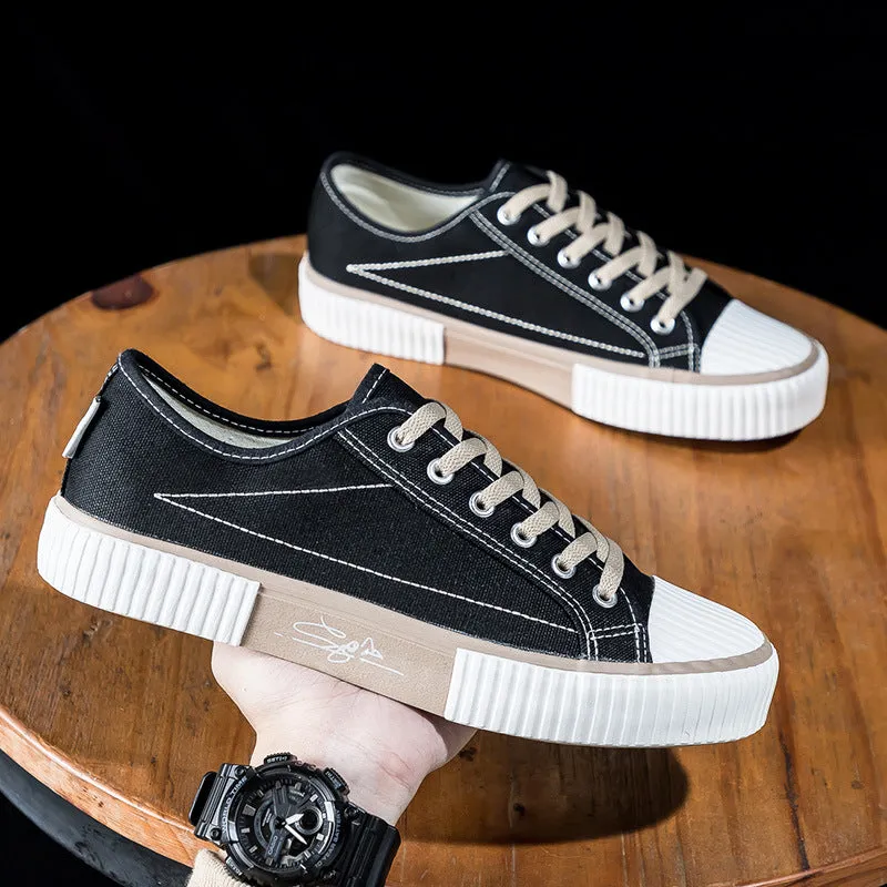 INSTOCK-Men's canvas shoes