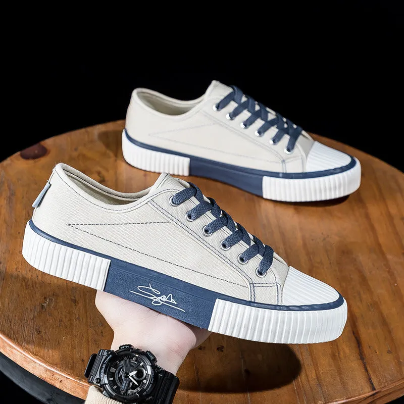 INSTOCK-Men's canvas shoes