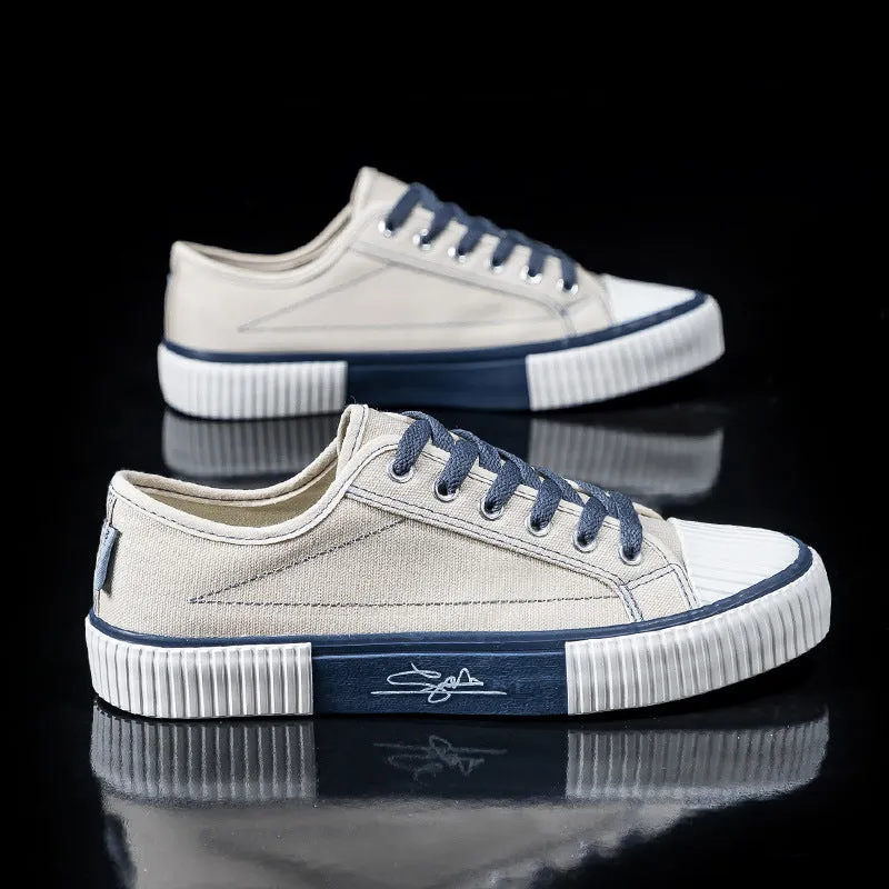 INSTOCK-Men's canvas shoes