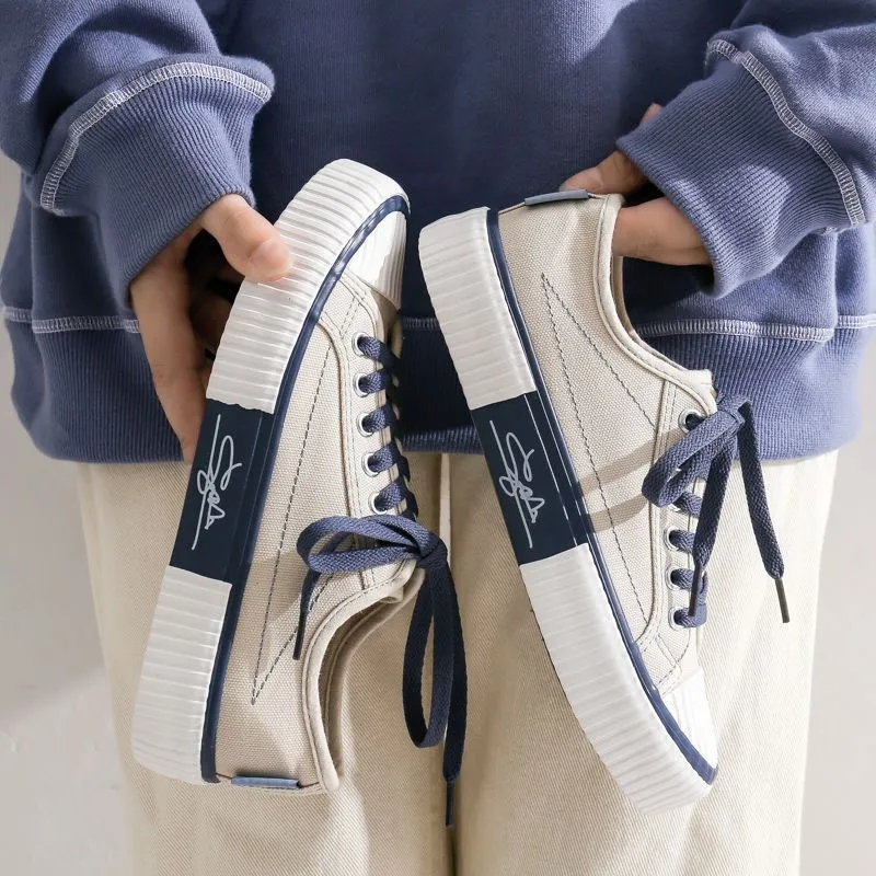 INSTOCK-Men's canvas shoes