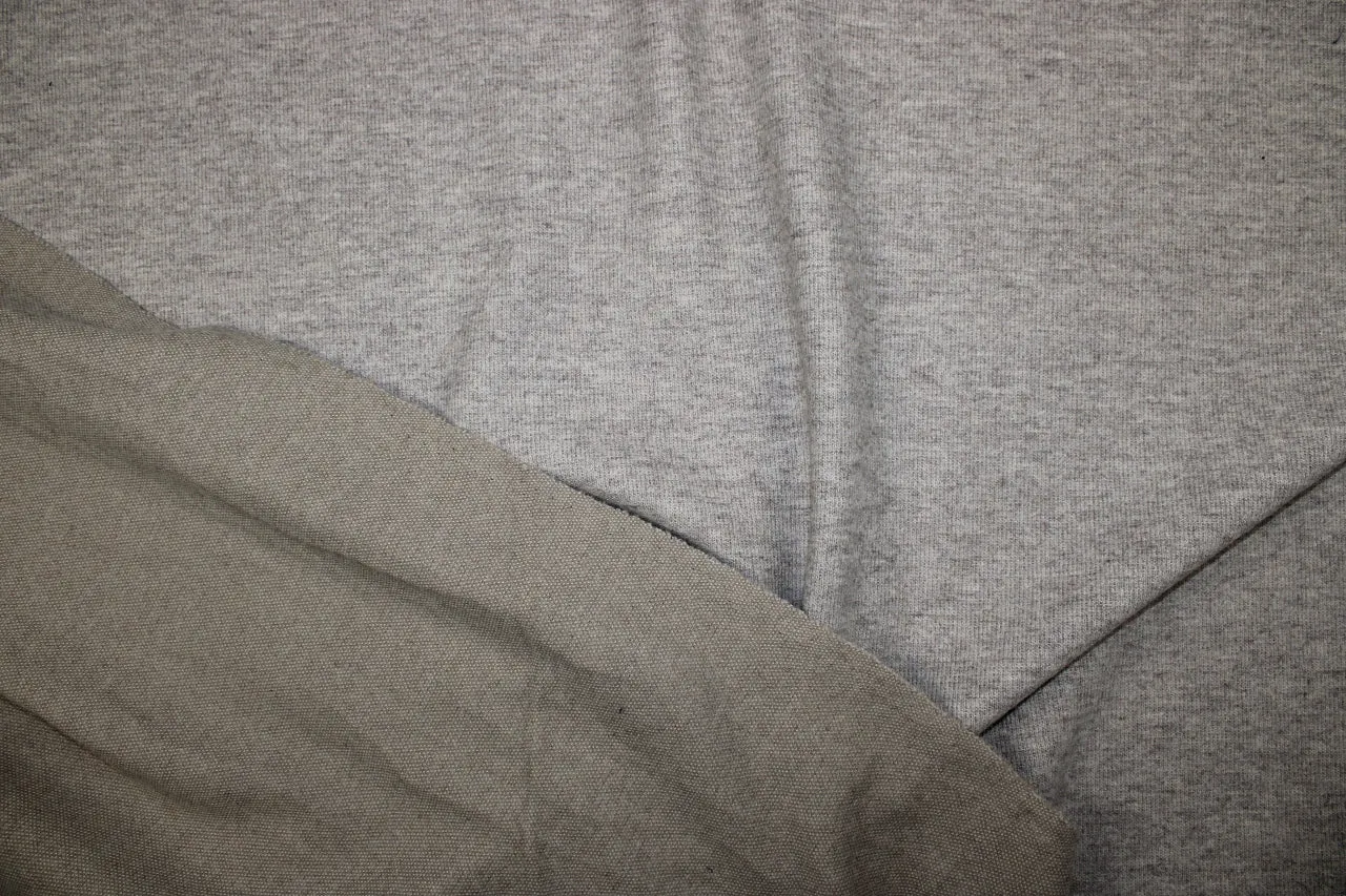 Italian Wool Sweater Knit - Heathered Oatmeal