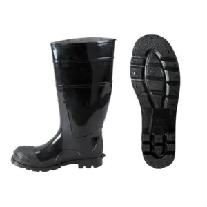 Johnson Wilshire STEEL-11 Black PVC Boots, Size 11 (18821)