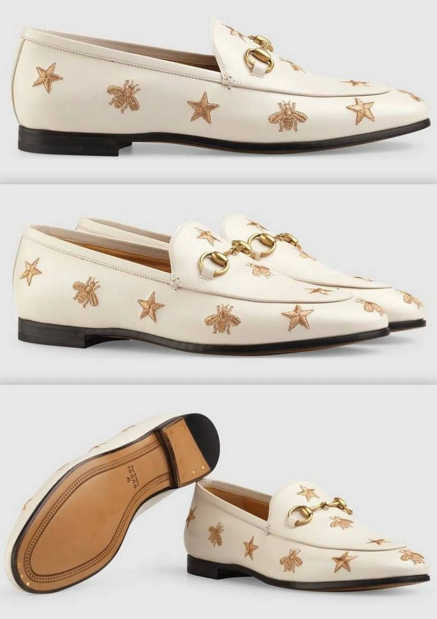 Jordaan Embroidered Leather Loafer