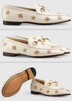 Jordaan Embroidered Leather Loafer