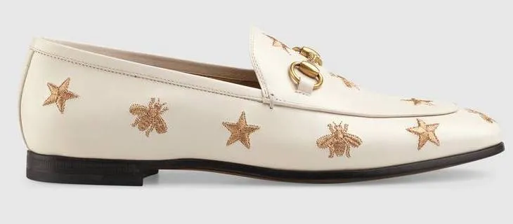 Jordaan Embroidered Leather Loafer