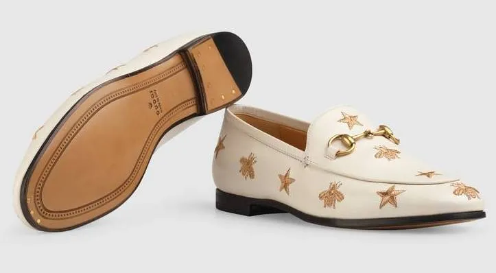 Jordaan Embroidered Leather Loafer