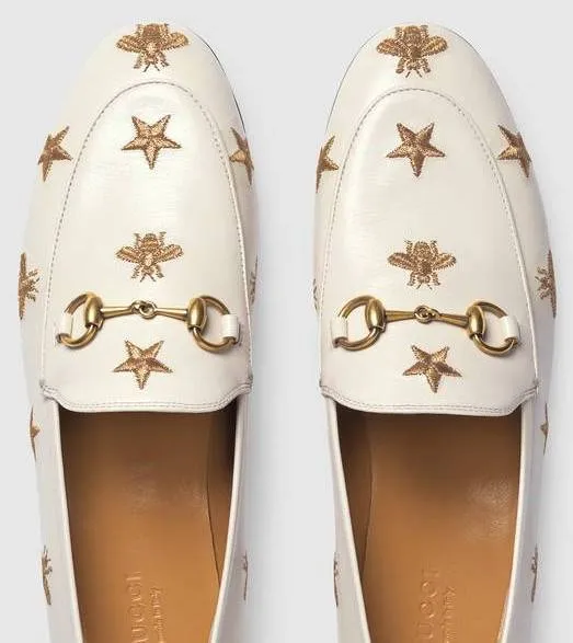 Jordaan Embroidered Leather Loafer