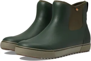 Kicker Rain Chelsea Neo Bogs Rubber Boots, Dark Green Multi