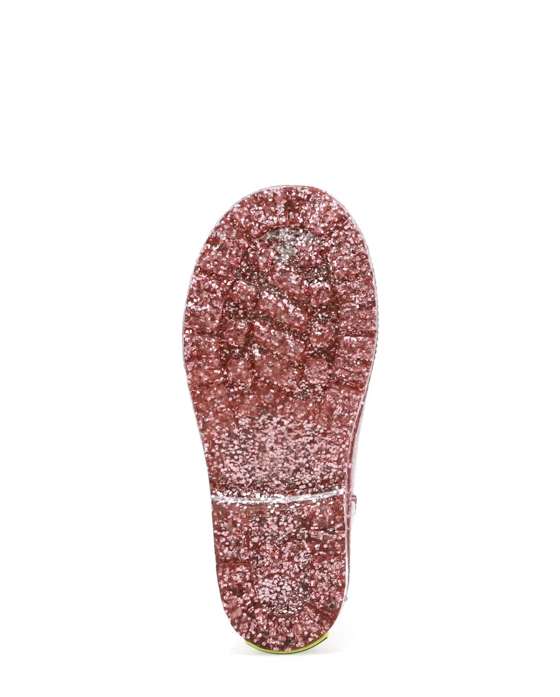 Kids Glitter Rain Boot - Rose Gold