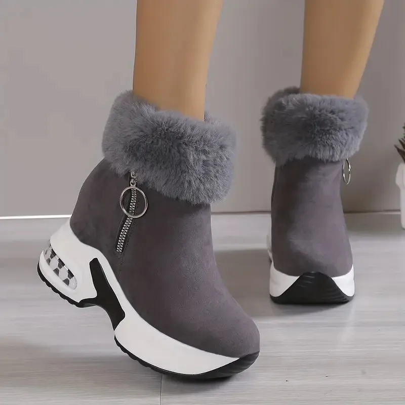 LAKEFORD™ WOMEN'S FUR-LINED ZIP-UP WINTER BOOTS