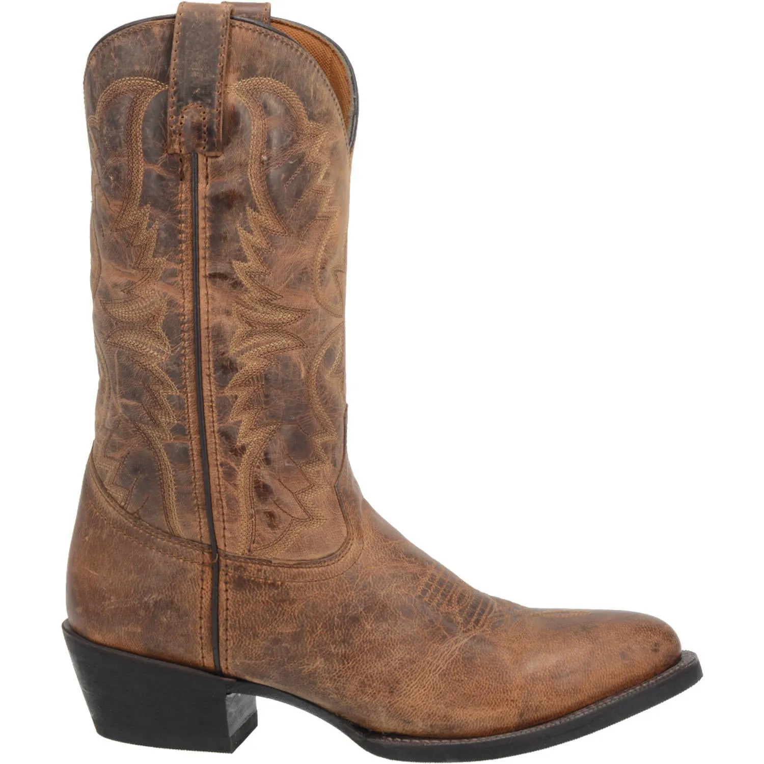 Laredo Mens Embroidered Round Toe Western Boots Style 68452