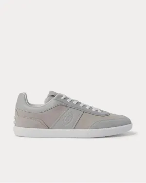 Leather, Nubuck and Suede  Navy low top sneakers