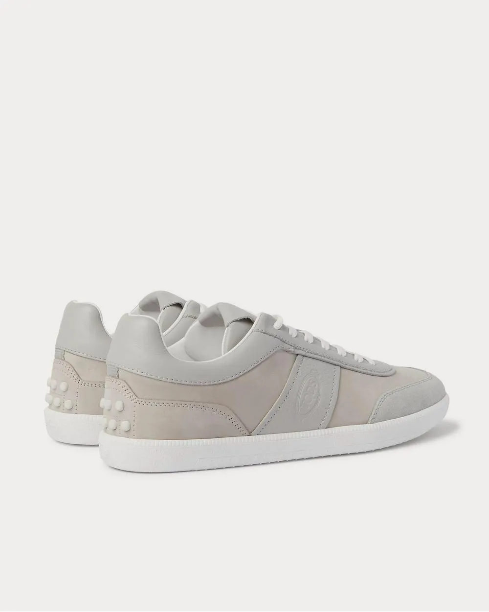Leather, Nubuck and Suede  Navy low top sneakers