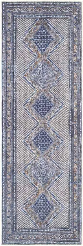 Limmen Traditional Blue Area Rug Carpet for Living Room Bedroom or Kitchen