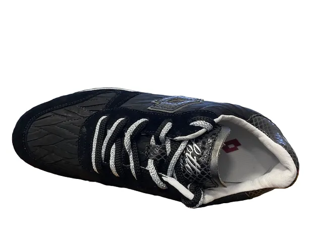 Lotto Leggenda scarpa sneakers da donna per il il tempo libero Wedge W 218731 1H8 nero-titanio