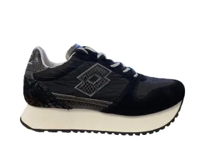 Lotto Leggenda scarpa sneakers da donna per il il tempo libero Wedge W 218731 1H8 nero-titanio